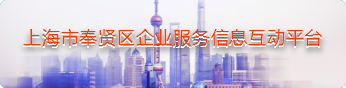 上海奉贤区企业服务信息互动平台