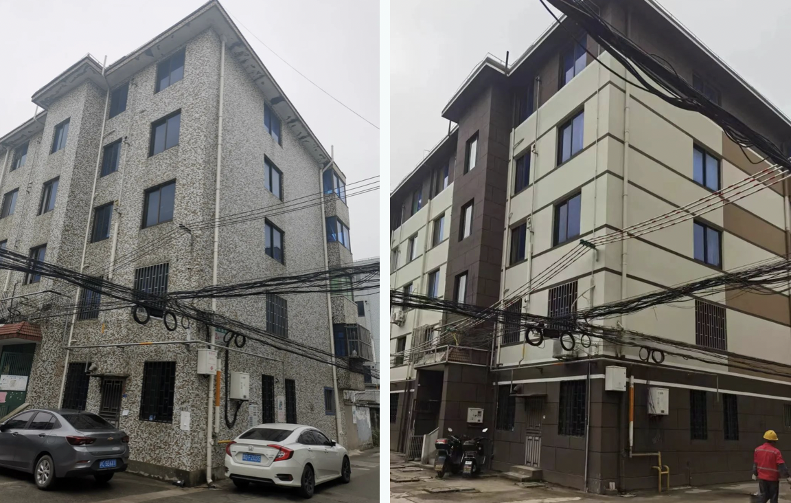 老旧小区焕新貌，头桥大宅小区旧住房修缮工程完工了，快来一起看看吧！_走向我们的小康生活