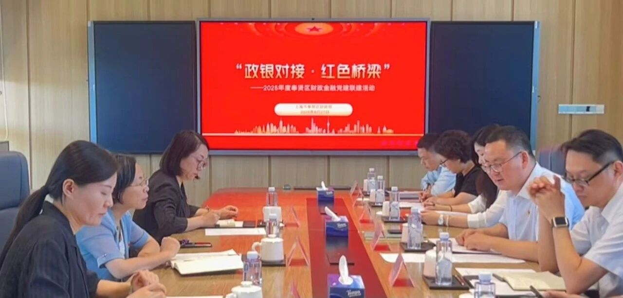 党建引领聚合力 政银对接促发展 ——“政银对接・红色桥梁”财政金融党建联建活动成功举办