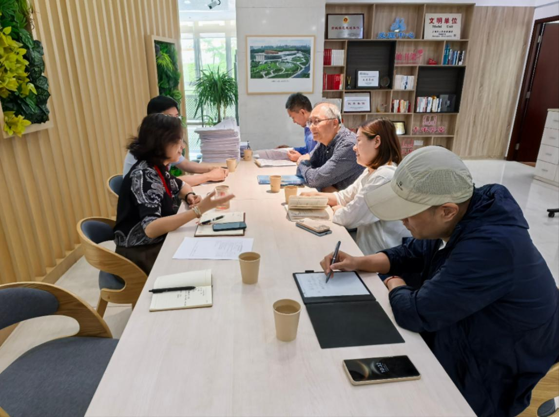 市测绘院陈晓岚一行来奉调研指导工作