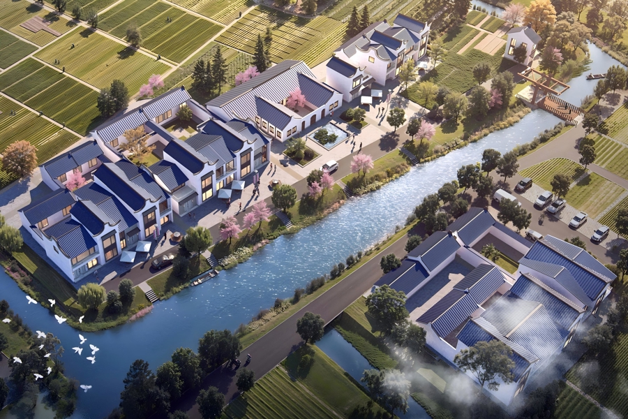 “飞云岛·雁南飞”（效果图）