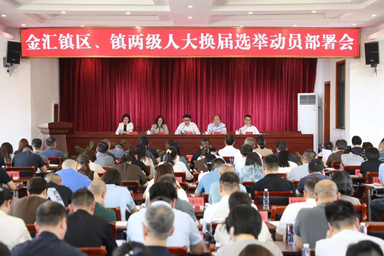 金汇镇召开区、镇两级人大换届选举动员部署会