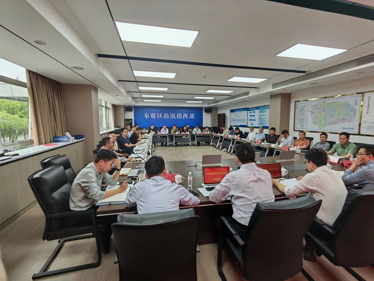 区防汛办召开街镇防汛工作专题会议