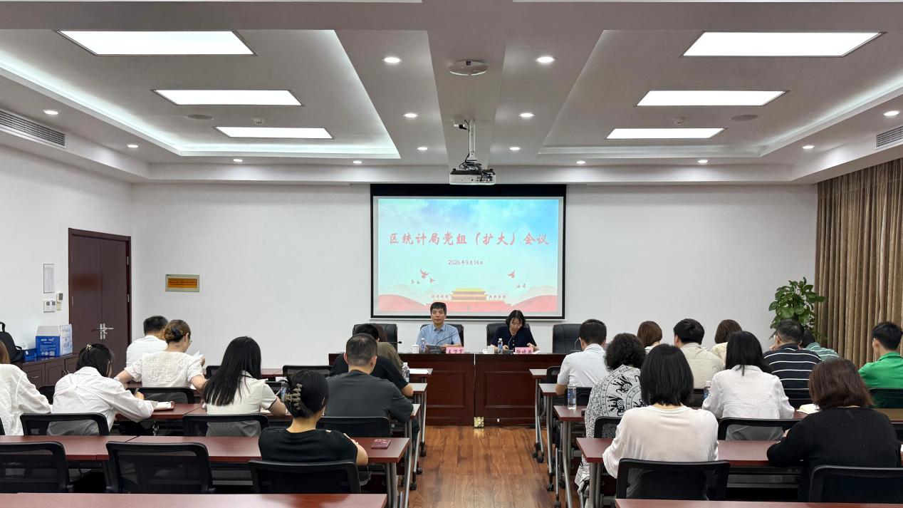 区统计局召开党组（扩大）会议，研究部署巩固拓展树立和践行正确政绩观学习教育成果，建立长效机制工作