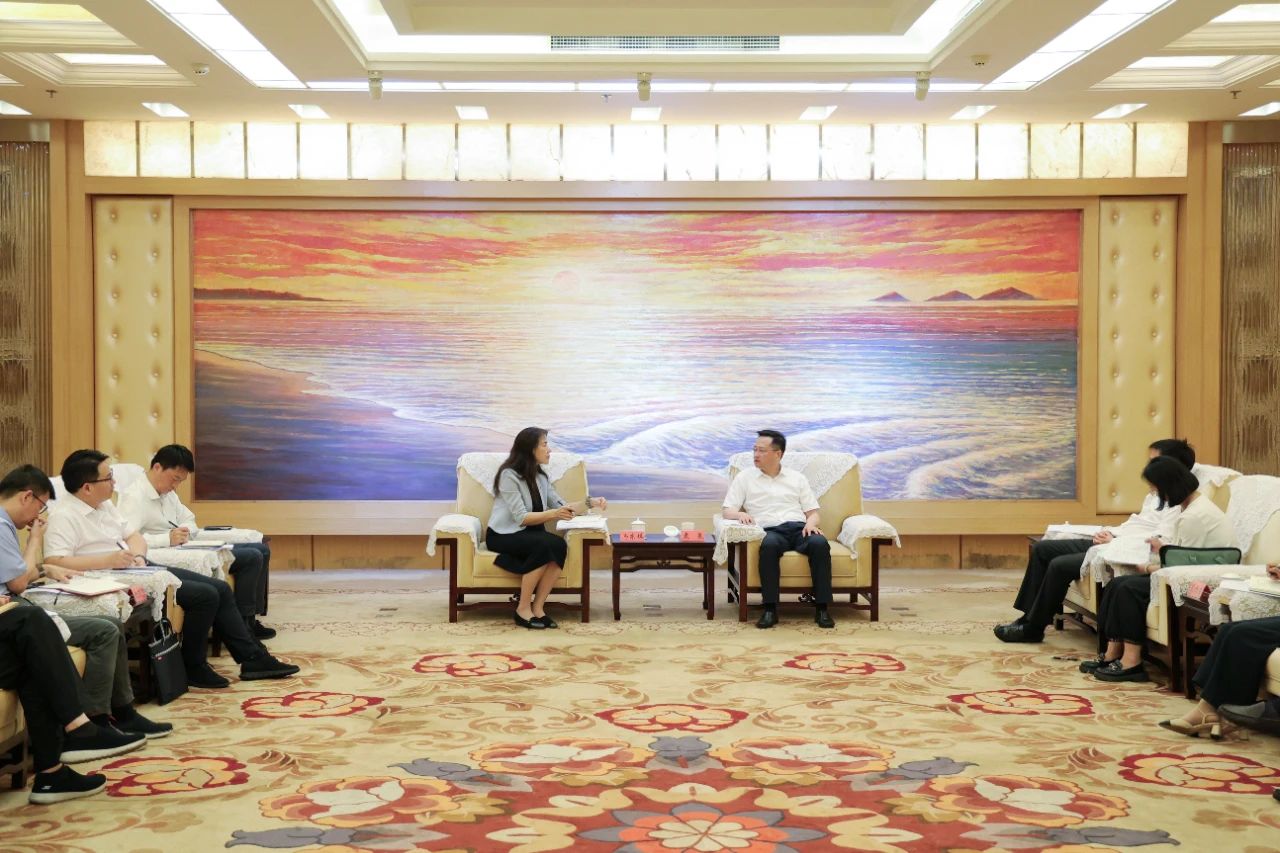打造政银合作新示范！袁泉会见国开行上海分行党委书记、行长马东祺一行