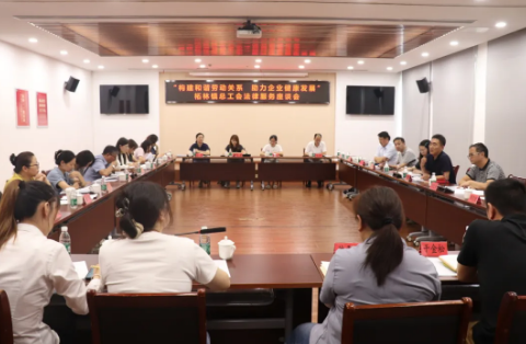 法治护航企业发展｜柘林镇总工会开展法律服务座谈会，构建和谐劳动关系