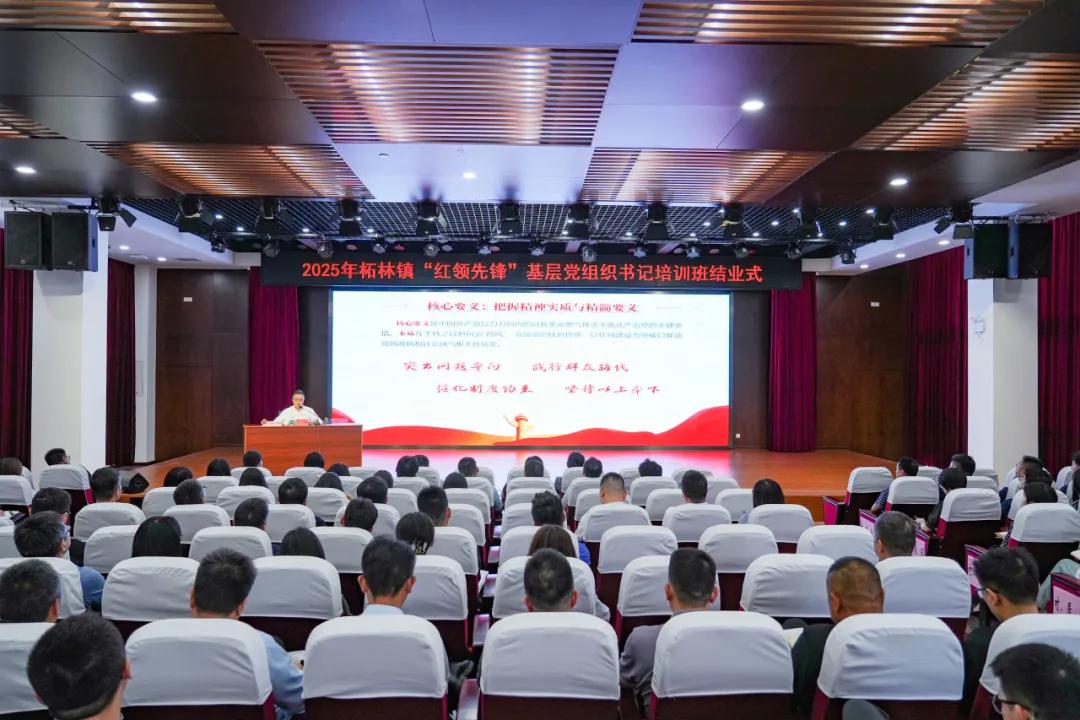 学思想 强作风 建新功——2025年柘林镇“红领先锋”基层党组织书记培训班顺利举办